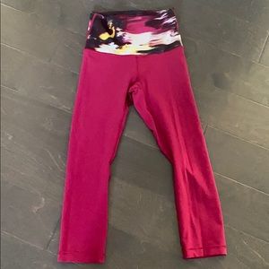 lululemon high rise crop